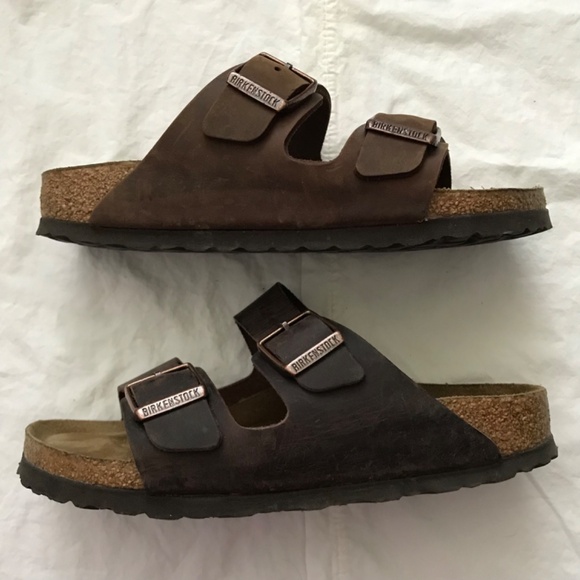 Birkenstock Arizona Oiled Leather Soft Footbed Size 36/Women's 5 - 5.5 Habana - Picture 8 of 16